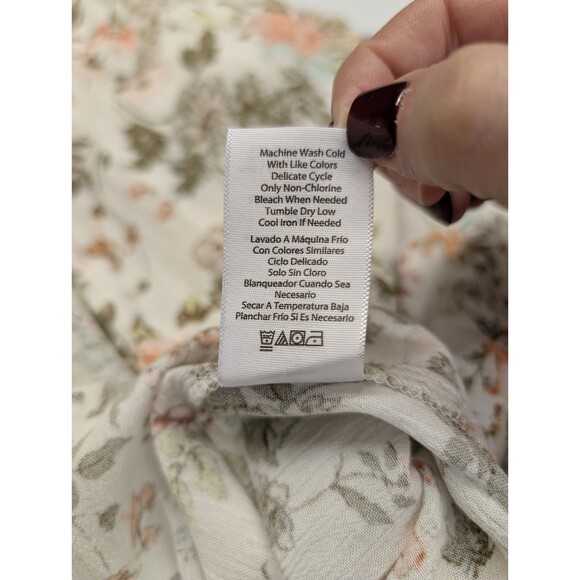 Frye Dress Womens XXL Floral Midi Button Front Prairie Boho Cottage Western Plus - Picture 12 of 14